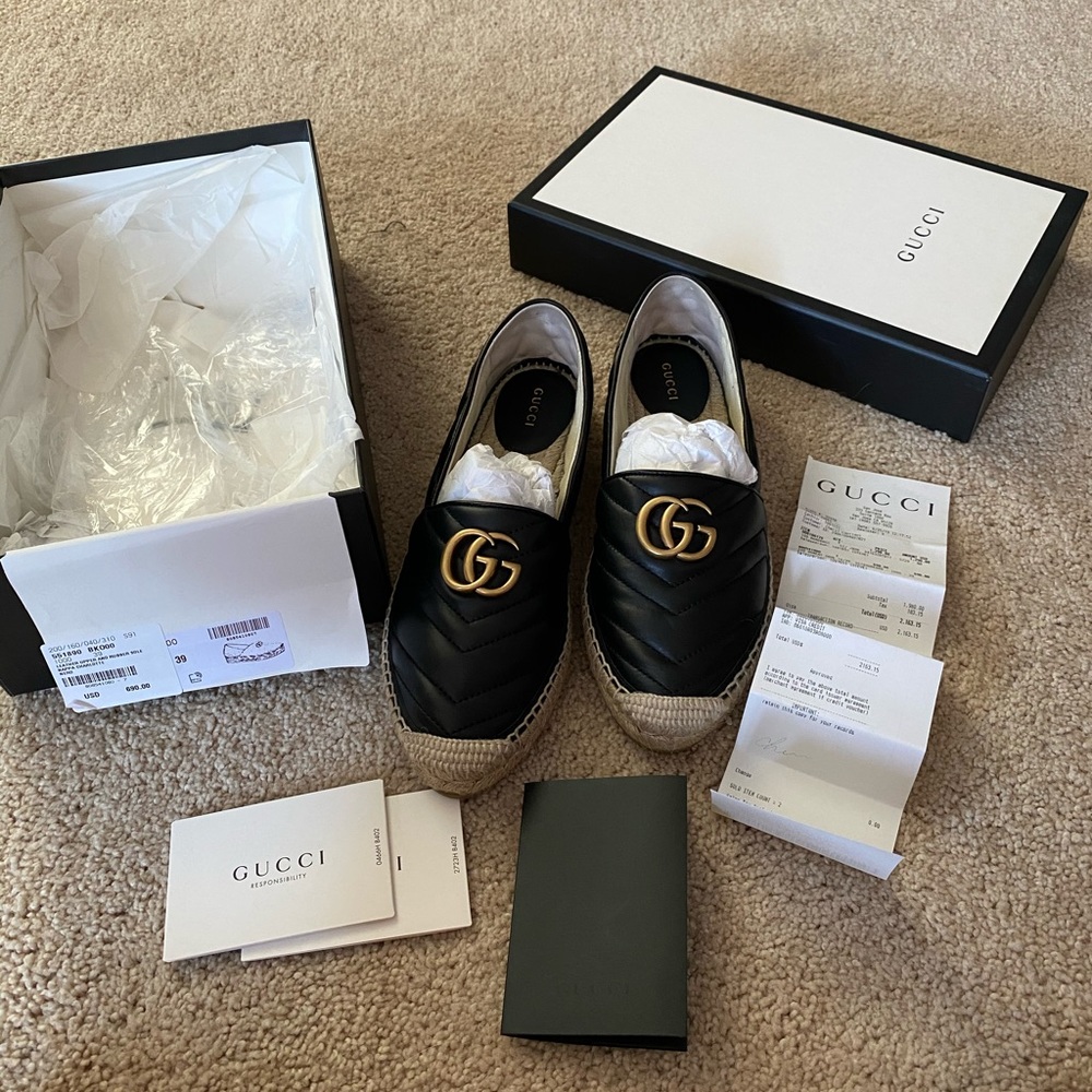 Gucci platform slip on